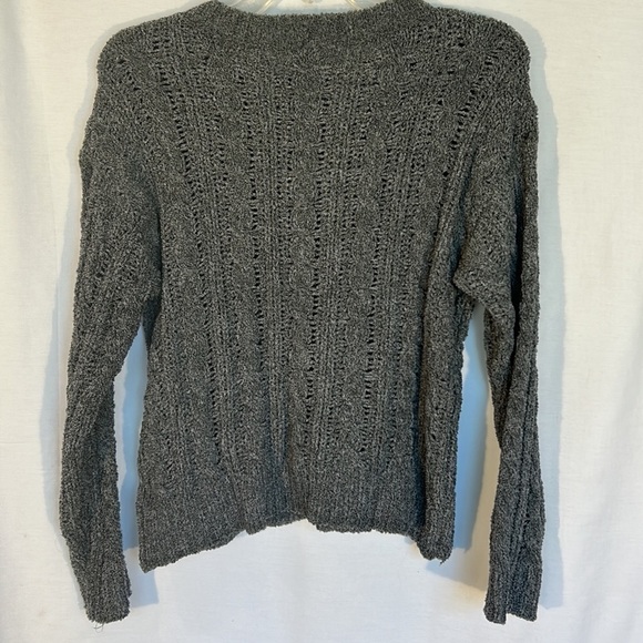 AMERICAN Eagle NWT Gray chenille sweater XS - Picture 3 of 4